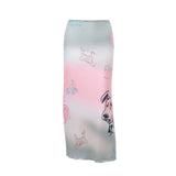 Zingj Summer Women's New Fashion Street Hot Girl Real Shot Gradually Change Skirt
