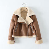 Spring And Autumn New Women's Street Fashion Leisure Short Fur Coat
