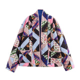 Women's New Three-Color Printing To Take Waist Dress