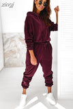 Piece Set Women Tracksuit Velour Women Velvet Set Woman Tracksuit Sets Winter Top & Pants Velvet Suit Conjuntos De