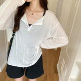Version Of Loose Casual Long-Sleeved Sweater Women's Autumn New Solid Color Lazy Style All-Inclusive