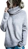 Fashion Turtleneck Long-sleeved Pullover Knitted
