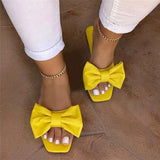 Cool Drag Women 2025 Summer New Bow Cool Drag Women Flat-Soled Popular