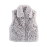 Women's Clothing 2025 Autumn New Casual Street Fashion Vest Artificial Fur