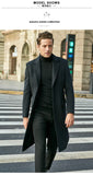 Order 2025 New Thick Haired Man Coat Long Coat Wish Japan And South Korea