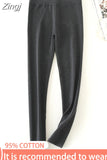Women's Winter Leggings with Fleece Grey High Waist Soft Trousers Casual Stretch Thermal Slimming Warm Leggings for