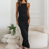 Summer New Women's Sling Dress Fashion Sleeveless Dress Feel