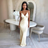 Summer New Women's V-Neck Sleeveless Temperament Waist Fashion