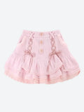 Ruffled Layered Lace Mini