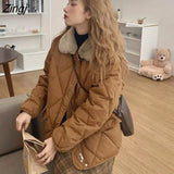 Women Loose Warm Design All-match Basic Classic Vintage Ladies Leisure Pure Simple Popular Winter Thicken Korean