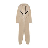 2025Ebay Hot Explosive Sports Casual Women's Hooded Jumpsuit