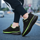 Men's Shoes Sports Light Students Fly Weave Mesh Shoes Trend Casual Korean Version Of Fashion Autumn Running