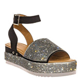 2025 Summer New Water Drill With A Buckle Of Loose Cake Women's Shoes Fashion Thick-Soled Sandals