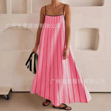 Bump Cotton Leprosy Sling Dress 2025 Spring And Summer