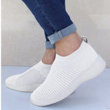 Women's Shoes Large Size 2025 Wish Explosion Of Flying Socks Shoes Elastic Cloth