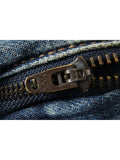 Design Streetwear Vintage High Waist Blue Jeans Women Korean Version of Loose And Floor-Length Fashion Pants 2023