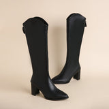 Boots Girl 2025 New Fashion French Vintage Vintage Vintage Skinny Boots High