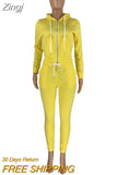 Autumn Sporty Women's Set Hooded Sweatshirt Jogger Pants Set Activewear Tracksuit Two Piece Set Print Fitness