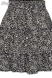 Chiffon Shorts Skirt Women Fashion Korean High Waist Floral Print A-LINE Mini Skirt