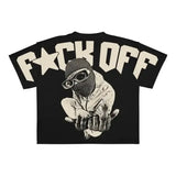 Y2K Harajuku Style T-Shirt Men's Hip-Hop Graphic Printing Cotton Punk