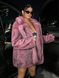Autumn And Winter Fur Coat Women's Long Suit Coat Casual Warm Fashion Windwear Women's Clothing