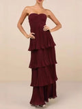 Women's Dress 100 Folding Skirt Beach Brag Cake Skirt Folding High Dress Dress Dress