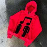 Zippered Musician Print Hoodie 2025 New Spring And Autumn Sweater Loose Couple