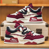 Year's Red Men's Shoes Spring Niche Design Casual Board Shoes Thick Soles Increase 47 Special Large Code 48 Sports
