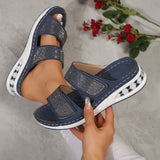 And Slippers Women's 2025 New Summer Thick-Soled Leisure Cool Drag Large-Size Shoes Leisure