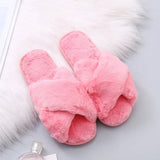Women's Winter Indoor Cute Korean Version Of Futair Personality With Woolen Cotton Home Dormitory Hairy