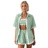 Zingj Spring 2024 New Women's Simple Fashion Short Shirt Casual