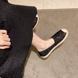 Shoes Female Lace Mesh One Foot Pedaled Leper Shoes 2025 Summer New Hollow Airable Soft Sole Casual Single