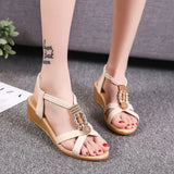 New Sandals High Heel Heel And Women's Shoes Fashion Beads Beach Shoes Fish Mouth