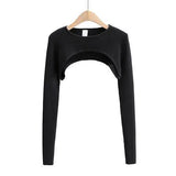 Sexy Trend In Net Red Super Short Repair Jacket Hoodie Carefully Machine Personality Outside The Top