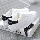 Bottom Small White Shoes Women 2025 Spring And Autumn New Fashion White Students Round-Headed Shoes Street Single