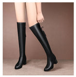 Zingj Boots 2023 New Women's Boots Thin Legs Around High Heel Boots Women Over-The-Knee Boots-Outfit