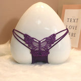 Life Year Hollow Big Butterfly Embroidery Solid Color Hot Fine With Thin Lace Soft Low-Waisted