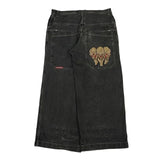 Zingj Y2K Baggy Jeans Men's Pattern Hip-Hop Street Harajuku Men's Wide-Legged Pants 211-0-Outfit