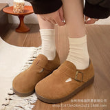 Zingj Shoes Fall 2024 New Dress With Soft Bottom Comfortable Breathable And Good Fashion To Match Preppy Fashion Single Shoes-Outfit