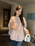Does Not Return] Xiu Xixi 13 Lines 2025 Summer Temperament Chiffon Shirt Sleeveless Top Lady