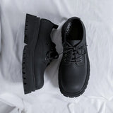 Zingj Men's Shoes 2023 New Black Chef Shoes Low Boot Casual Leather Shoes
