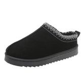National Fashion Snow Boots Women's Shoes On The Bottom Of Autumn And Winter Indoor And Outdoor Low