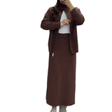 2025 New Knitwear Women's Half-Dress Fashion Temperament Casual Sweater