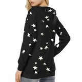 Zingj And Winter New Hoodie Women's Star Print Top Loose Large Size Hoodie Woman-Outfit