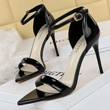 Shoes Buckle Strap High Heels 2022 New Women Heels Sandals Stiletto 11cm Sexy Heels Party Shoes Women Pumps Ladies