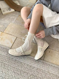 Inner High-Grade Version ~ Retro Full Star Rivet Ballet Single-Shoe Girl Spring And Autumn Buckle With Shallow Mary Treasure