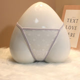 And Korean Transparent Lace Thong Women Feel Scarless Solid Color Dots To See The Hot High-Sladen