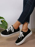 Women's Shoes 2025 New Round Head Thick-Soled Casual Viscose Shoes Breathable Small White Shoes Single