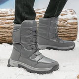 New Large Snow Boots Men And Women Plus Thick Cotton Shoes Outdoor Shoes Anti-Slip Warm Boots