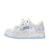 Shoes Destroy The Aesthetics Of New Chinese Small White Shoes Bread Shoes Trend Low-Tide Shoes Men's And Women's Same Board Shoes Men's Shoes Men's